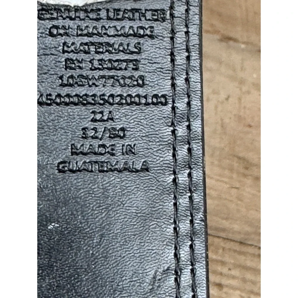 Mens Genuine Leather Belt Reversible 32/30‎